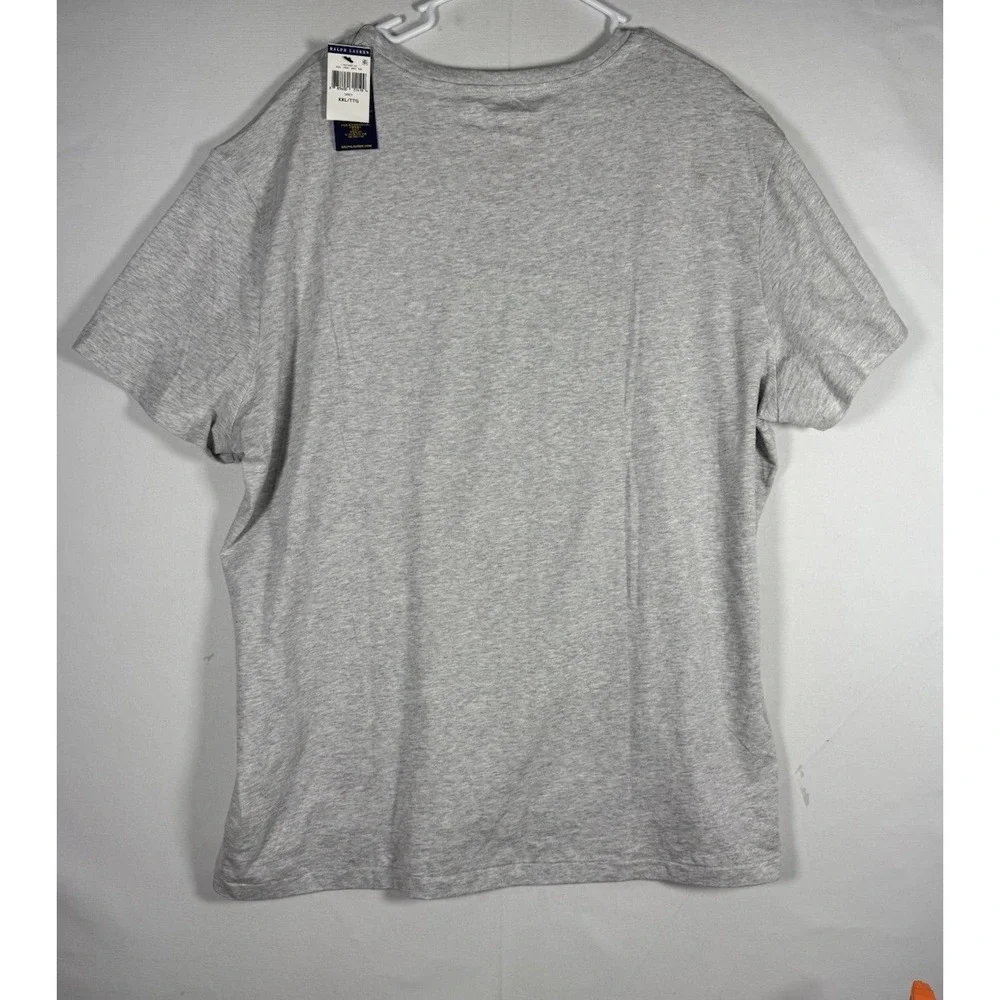 NWT Polo Ralph Lauren Shirt Mens XXL Gray T-Shirt Short Sleeve 100% Cotton